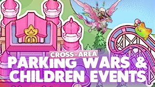 CrossArea Parking Wars amp Childrens Land Events in Legend of Mushroom [upl. by Anitsyrhk918]