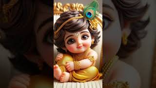 shri Krishna❤️🙏 cute krishna🦚😍 radhekrishna viral [upl. by Moya]