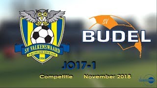 SV Valkenswaard JO171 SV Budel November 2018 [upl. by Anavas434]