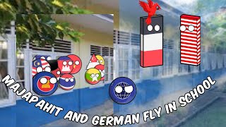 Majapahit and German fly in schoolcontryballs countryballsanimation countryballsindonesia [upl. by Kalie554]