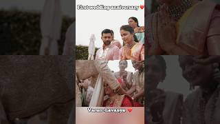 Varun Tej Lavanya Tripati Wedding TEASER  Wedding Anniversary Special Video [upl. by Blight]