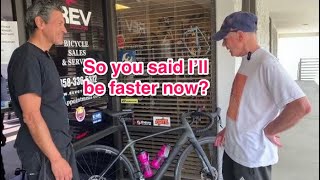 NEW BIKE DAY  YouTube viewer and his new Bianchi Infinito with SRAM Rival AXS [upl. by Aalst]