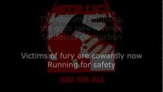 Metallica  Metal Militia Lyrics HD [upl. by Nedyarb]