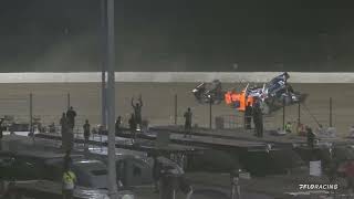 Huge nasty crash during the Eldora Million [upl. by Leotie]