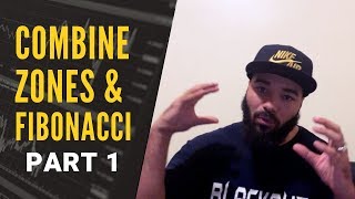 How To Combine Zones With Fibonacci Part 1  FOREX [upl. by Nicks]