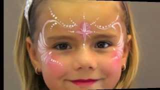 Princess FACE PAINTING  MAQUILLAGE POUR ENFANTS [upl. by Naujad]