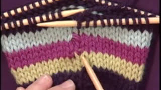 How to Knit Jogless Stripes in the Round [upl. by Anelah472]