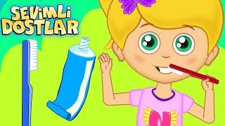 Fırçala Sen De ve Sevimli Dostlar ile 45 Dakika Çocuk Şarkıları  Kids Songs and Nursery Rhymes [upl. by Roumell511]