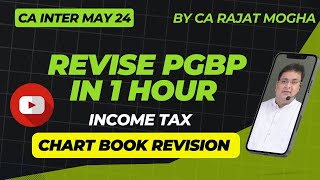 Chartbook Super revision PGBP in 1 hour 🔥  CA Inter Sep 2024 by CA Rajat Mogha [upl. by Akehsyt]