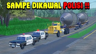 Bawa Muatan Super Extreme Di Kawal Polisi   Roblox Indonesia [upl. by Oinotnanauj]