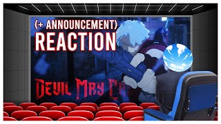 reacting to the new DEVIL MAY CRY anime trailer  ANNOUNCEMENT [upl. by Jaquenetta]