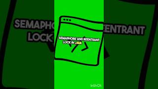 Semaphore amp Reentrant Lock in java programming trending shorts threads beginners interview [upl. by Angid]