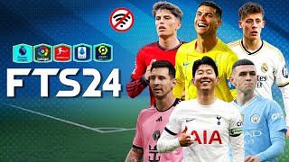 FTS 24 MOBILE™ ANDROID OFFLINE 300 MB NEW KITS 202425 REAL FACES AND LATEST TRANSFERS BEST GRAPHICS [upl. by Downall613]