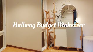 Affordable Hallway Makeover Before amp After  DIY Entrance Hall Transformation [upl. by Celie767]