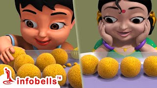 வட்டமான லட்டு தட்டு நிறைய லட்டு  Tamil Rhymes for Children  Infobells [upl. by Nniuq]