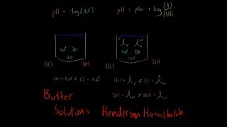 Intro to Buffer Solutions Henderson Hasselbalch Equation and Acid Base Chemistry [upl. by Enigroeg333]