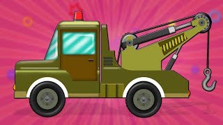 Tow Truck  Vehicle Cartoons For Children by Kids Channel [upl. by Yenohtna58]