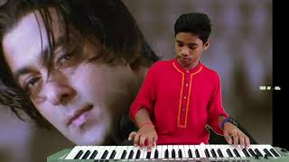 tere naam title song keyboard cover by siddhu [upl. by Reinhold975]