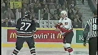 Krzysztof Oliwa vs Georges Laraque [upl. by Delmor432]