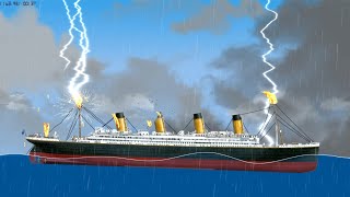 Floating Sandbox gameplay Titanic Struck by Lightning [upl. by Gardas]