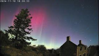 Aurora Cam LIVE Timelapse  Aurora Borealis 10th November 2024 [upl. by Illac395]