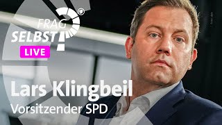 Eure Fragen an Lars Klingbeil Parteivorsitzender SPD  Frag selbst 2024 [upl. by Jasik]