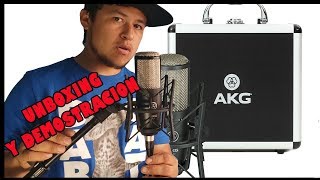 AKG P220 MICROFONO quotUNBOXING Y DEMOquot [upl. by Halvaard]