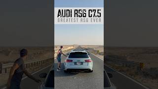 Alone in the desert with the Audi RS6  29 sec  audi rs6 launch [upl. by Riccardo394]