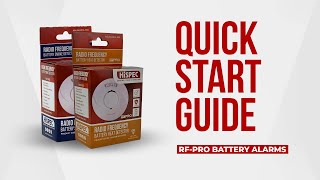 QUICK START GUIDE Battery RF10PRO [upl. by Jordanson]