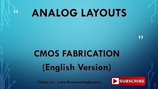 CMOS FABRICATION  English Version [upl. by Parrott]