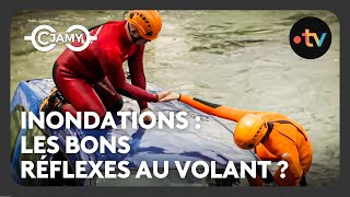 💦🚘 Inondations  quels sont les bons réflexes au volant [upl. by Polk]