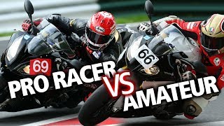 How much faster is a professional motorcycle racer [upl. by Hardner]