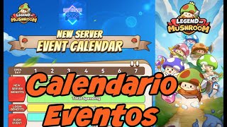 Legend of Mushroom Events Calendar New Accounts Day 1 to 28 [upl. by Irma]