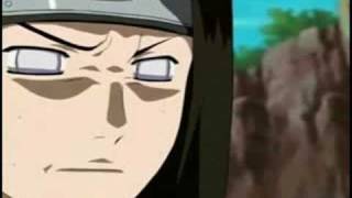 Guy vs Neji Staredown of Teamwork [upl. by Sucitivel]