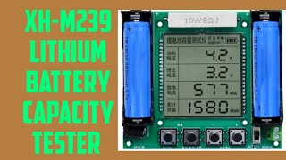 2 XHM239XHM239 18650 Lithium Battery Capacity Tester [upl. by Alcot]