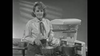 Bricks Ravioli and Spaghetti bolognese with Fanny Cradock 1966  BBC [upl. by Nauwtna]