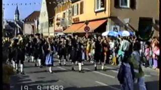 Volksfestumzug in Crailsheim  19091993 [upl. by Nylatsyrk]