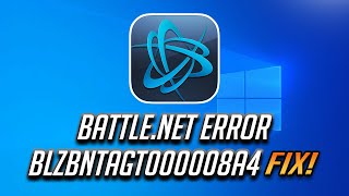 How to Fix BattleNet Error BLZBNTAGT000008A4 Tutorial [upl. by Ivan]