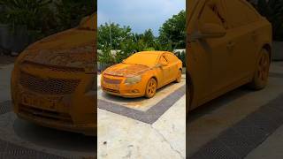 Car wash video  miniwood toy woodworking art skillhands crafts shorts [upl. by Prochoras36]