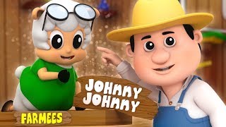 Johny Johny Yes Papa  Kindergarten Videos  Nursery Rhymes For Children By Farmees [upl. by Dnomasor875]