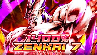 Z7 1400 14 RED OMEGA SHENRON IS A DECENT ZENKAI BUT A MUCH BETTER BENCH  Dragon Ball Legends [upl. by Pros]