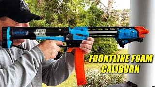 Caliburn Nerf Blaster From Frontline Foam [upl. by Asreht]