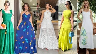 Vestidos moda tendencia 2025 [upl. by Anilejna756]