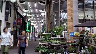 Walking in KURASHIKI City  Japan  Arcade Shopping Area  Okayama Prefecture [upl. by Enneirb119]