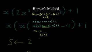 Horners Method  Discrete Mathematics [upl. by Arihay]