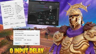 The Best Setting To Get NO INPUT DELAY In Fortnite [upl. by Yelrehs]