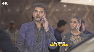 NERVOUS Tejran  CRAZY Crowd Mobbed Tejasswi and Karan Kundrra  EXIT VIDEO [upl. by Salvatore]