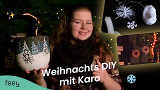 ✨ Weihnachtsdeko für Pflanzen ✨  DIY mit feey 🎄 GEWINNSPIEL [upl. by Lopes]