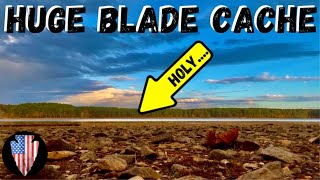 ARROWHEAD HUNTING  Must See Cache of HUGE Blades 2024 [upl. by Iorgo]