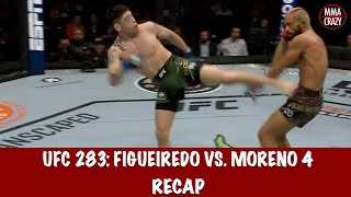 UFC 283 Deiveson Figueiredo vs Brandon Moreno 4 Recap [upl. by Ranjiv577]